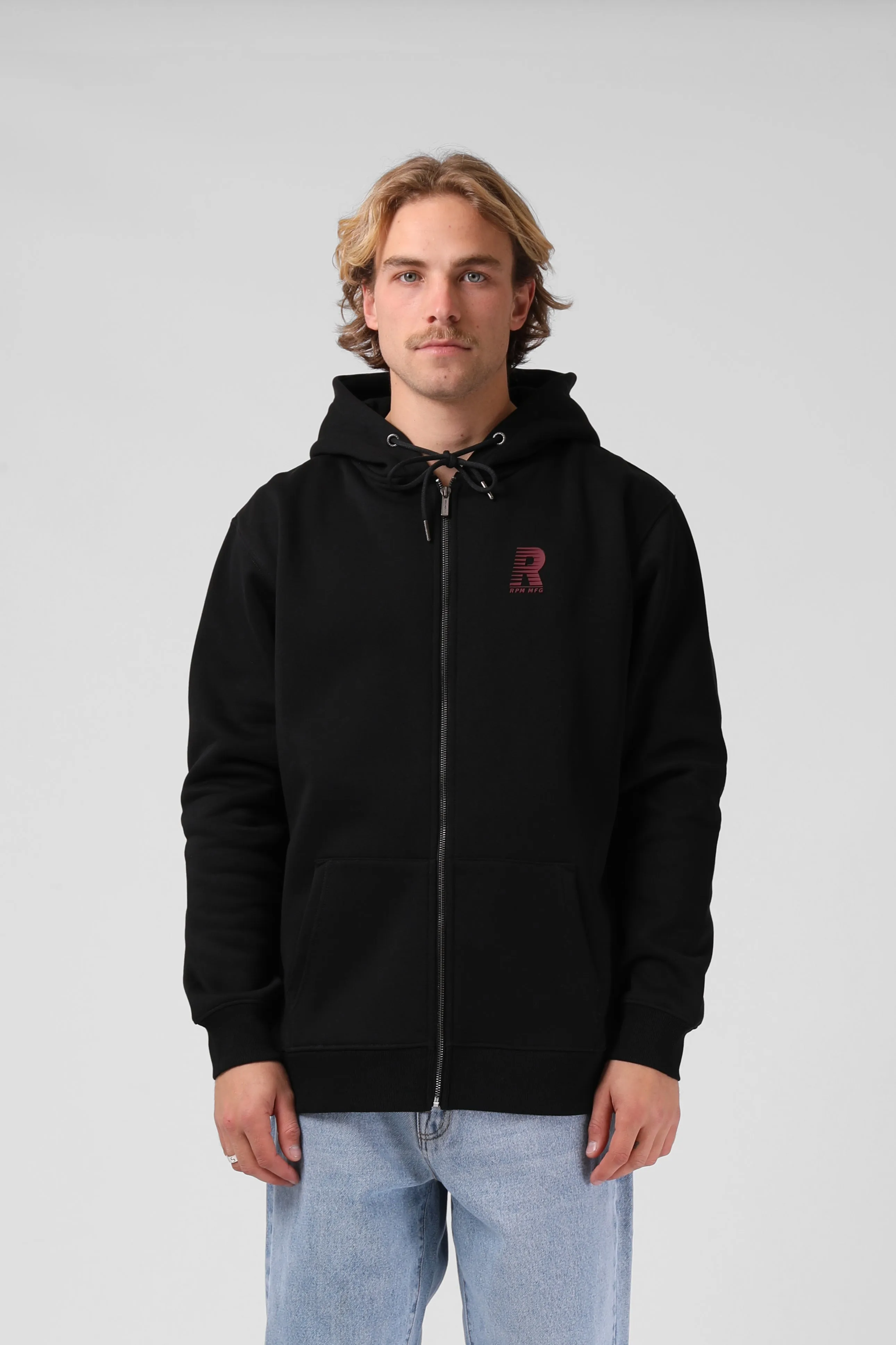 Zip Hood - Black
