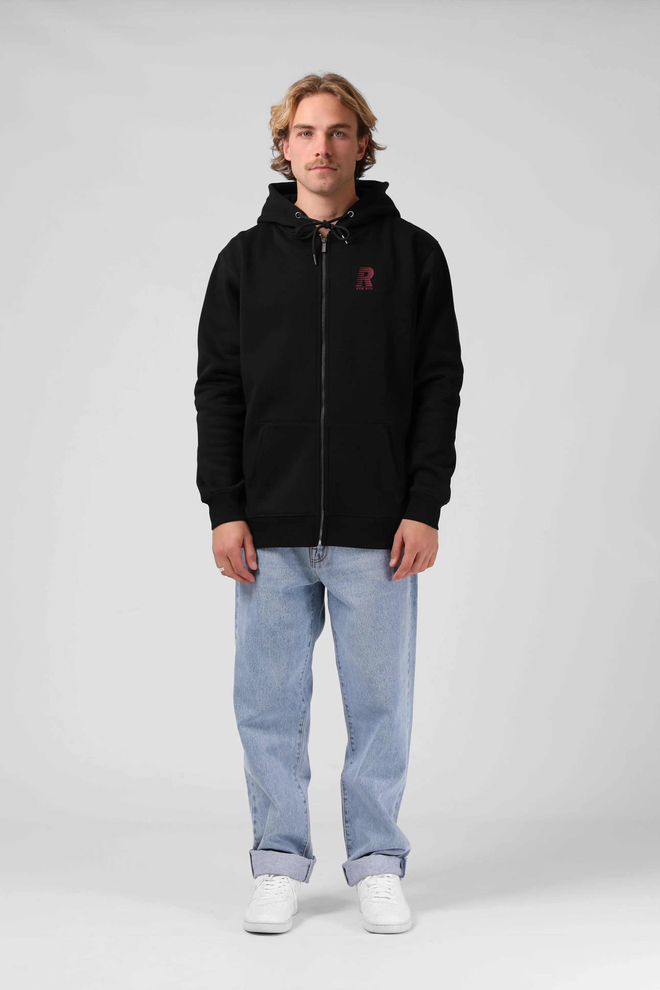 Zip Hood - Black