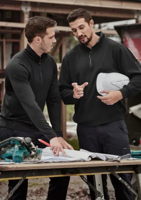 ZT366 Syzmik 1/4 Zipped Brush Fleece Jumpers
